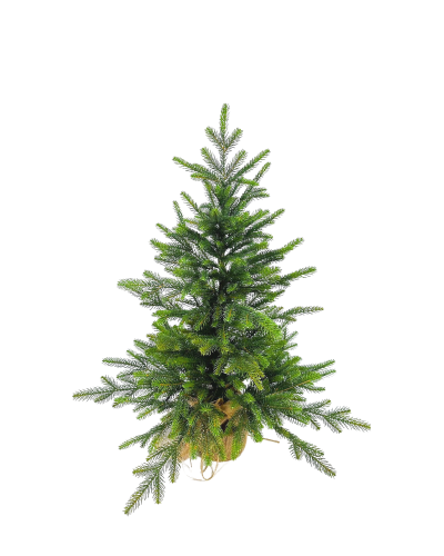 Mini Kaukasus-Fichte im Topf 90 cm 100 % PE – künstlicher Mini-Weihnachtsbaum